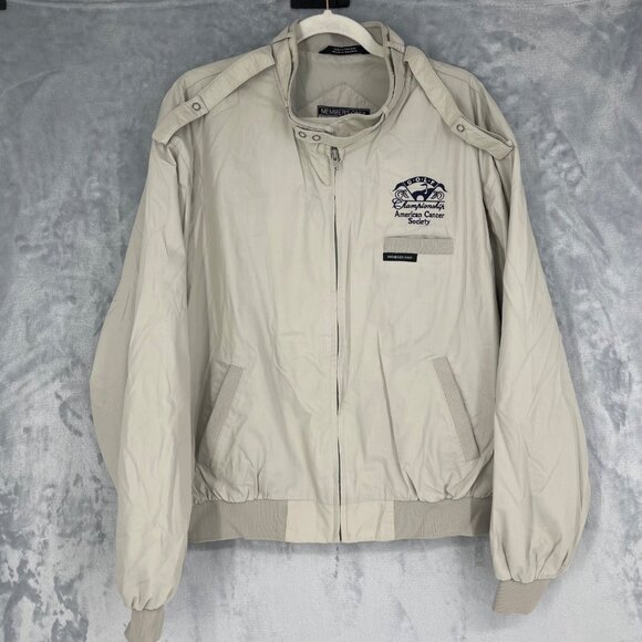 Members Only Jacket Men XL Embroidered Golf Championship American Cancer Society - Picture 1 of 14